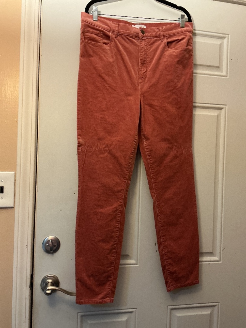 LOFT Corduroy High Waist Skinny Pants Slacks  Mauve Size 31/12